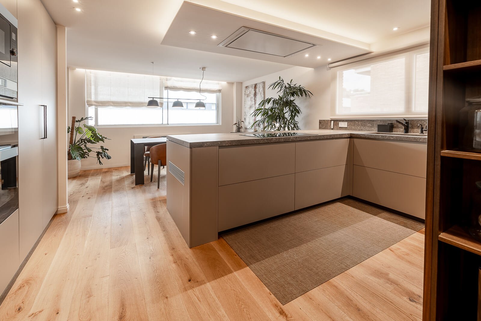 Cuina i menjador  contemporani al projecte Calatrava de Barcelona