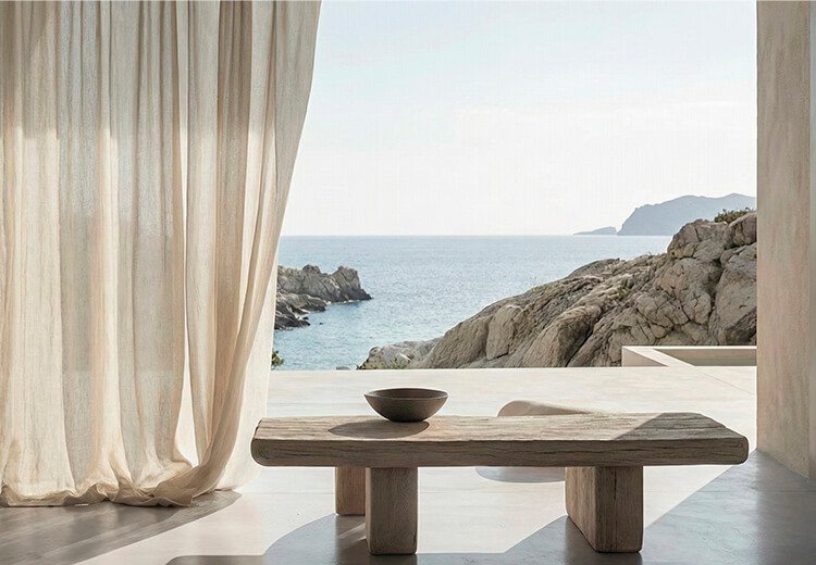 Materials nobles en interiorisme Detall de materials nobles en interiorisme de luxe