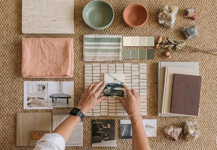 Materials nobles en interiorisme Detall de materials nobles en interiorisme de luxe